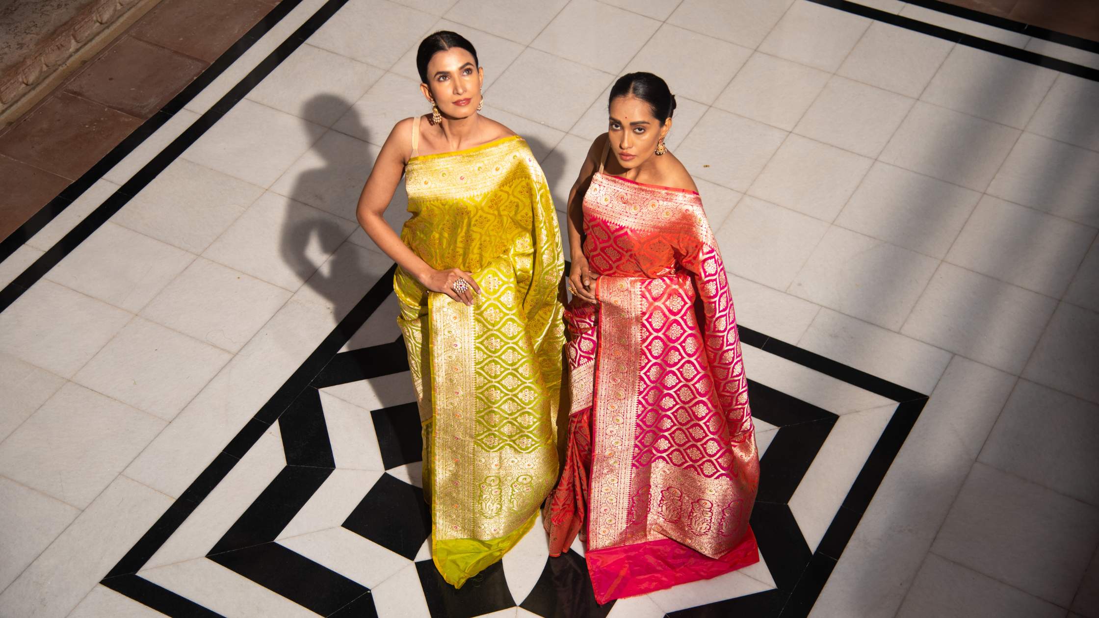katan silk banarasi saree
