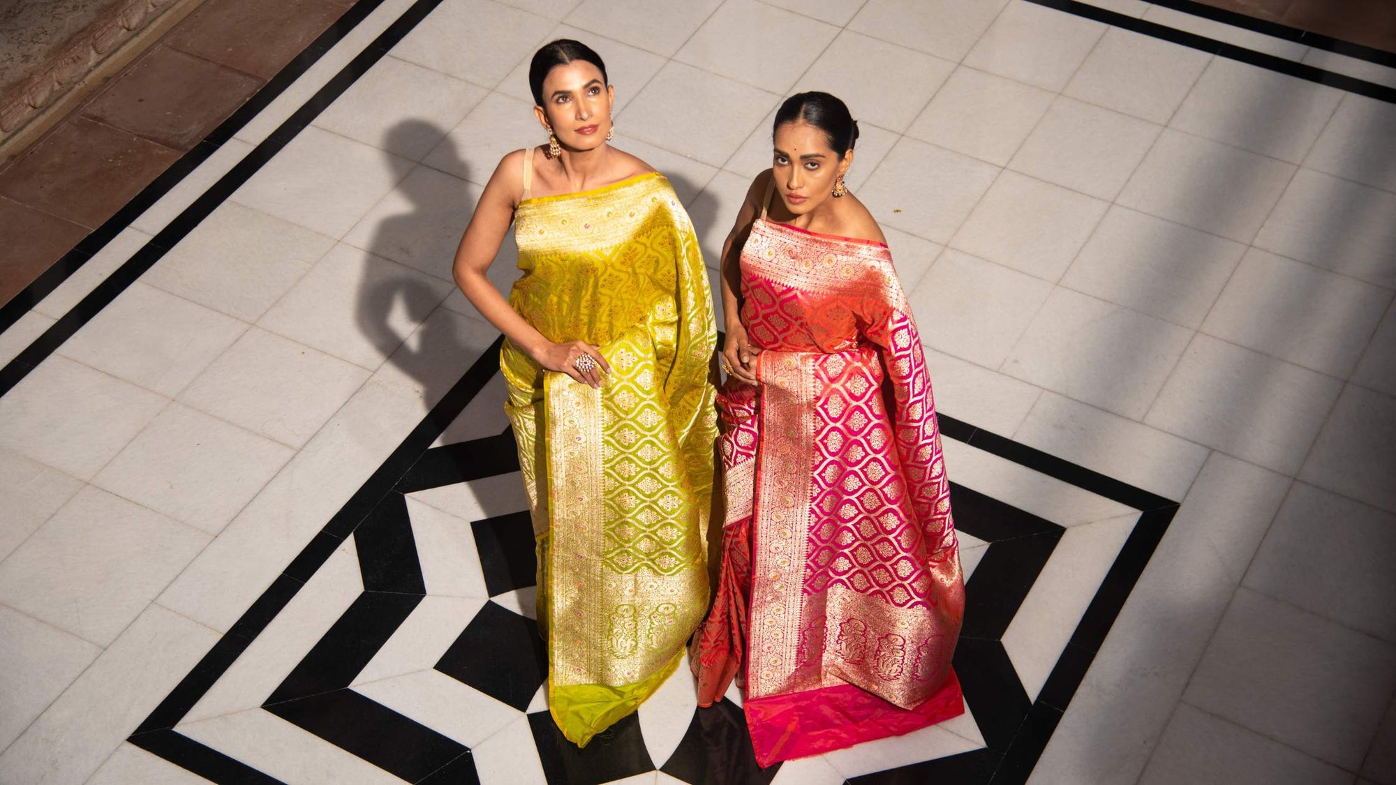 katan silk banarasi saree