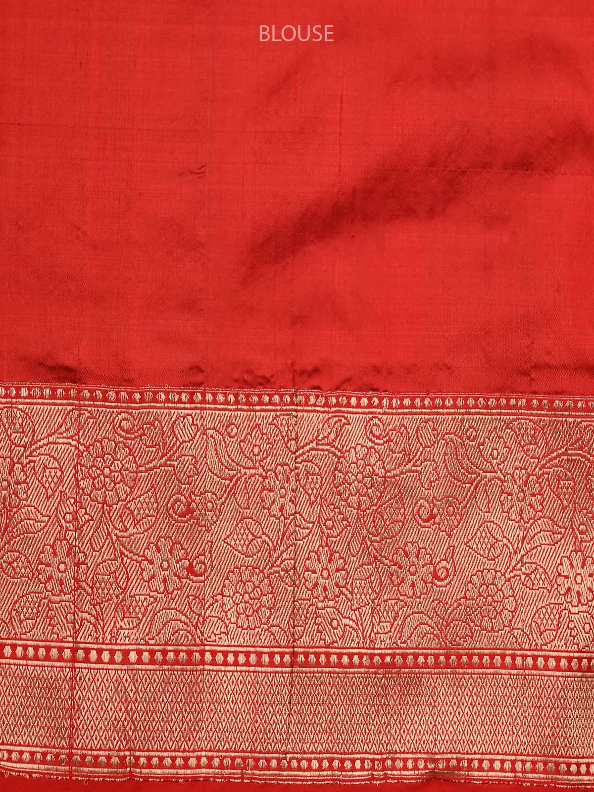Navy Blue Boota Katan Silk Handloom Banarasi Saree - Sacred Weaves