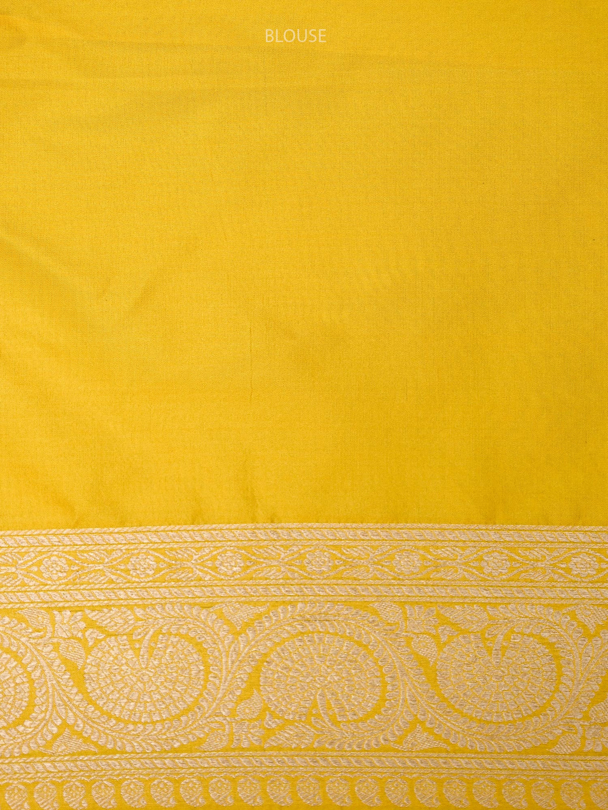 Yellow Konia Katan Silk Handloom Banarasi Saree