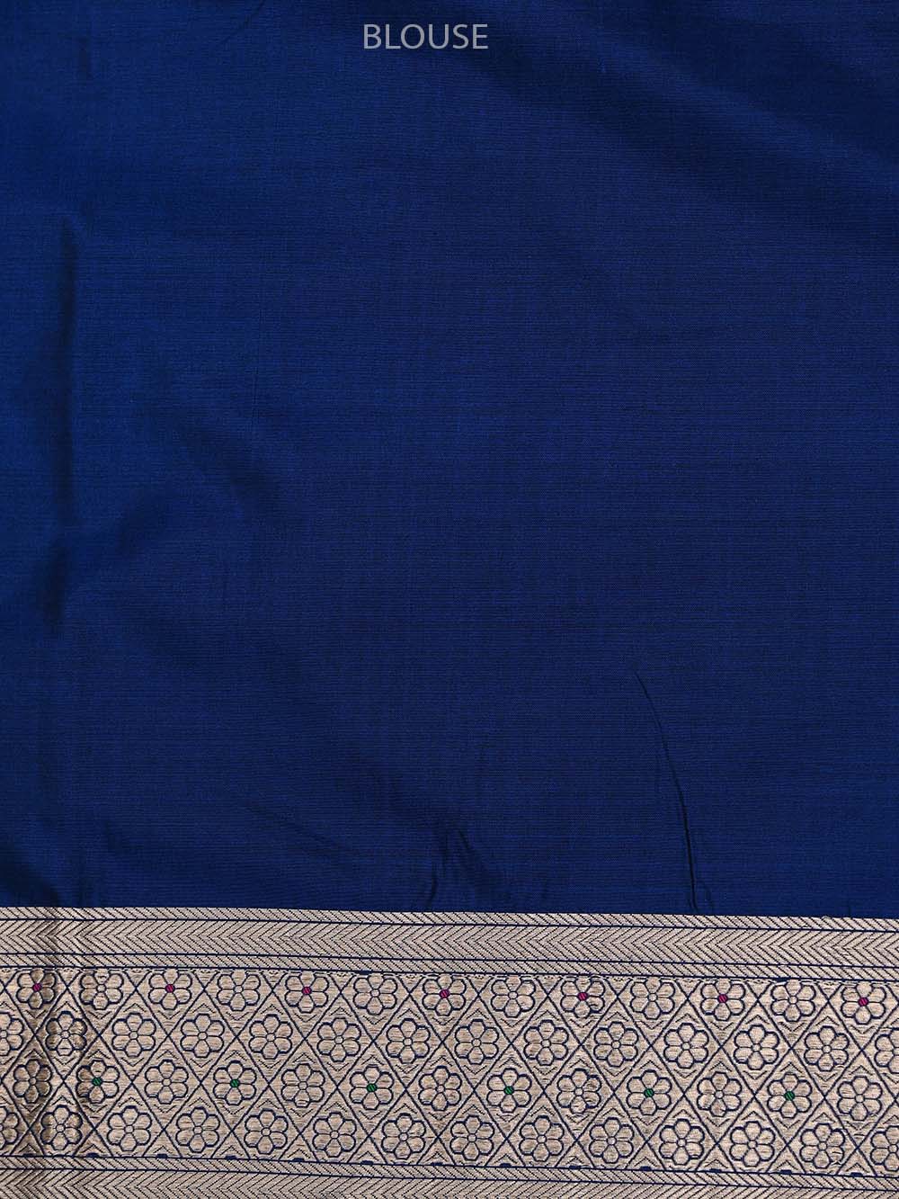 Blue Meenakari Uppada Katan Silk Handloom Banarasi Saree - Gift Box - Sacred Weaves