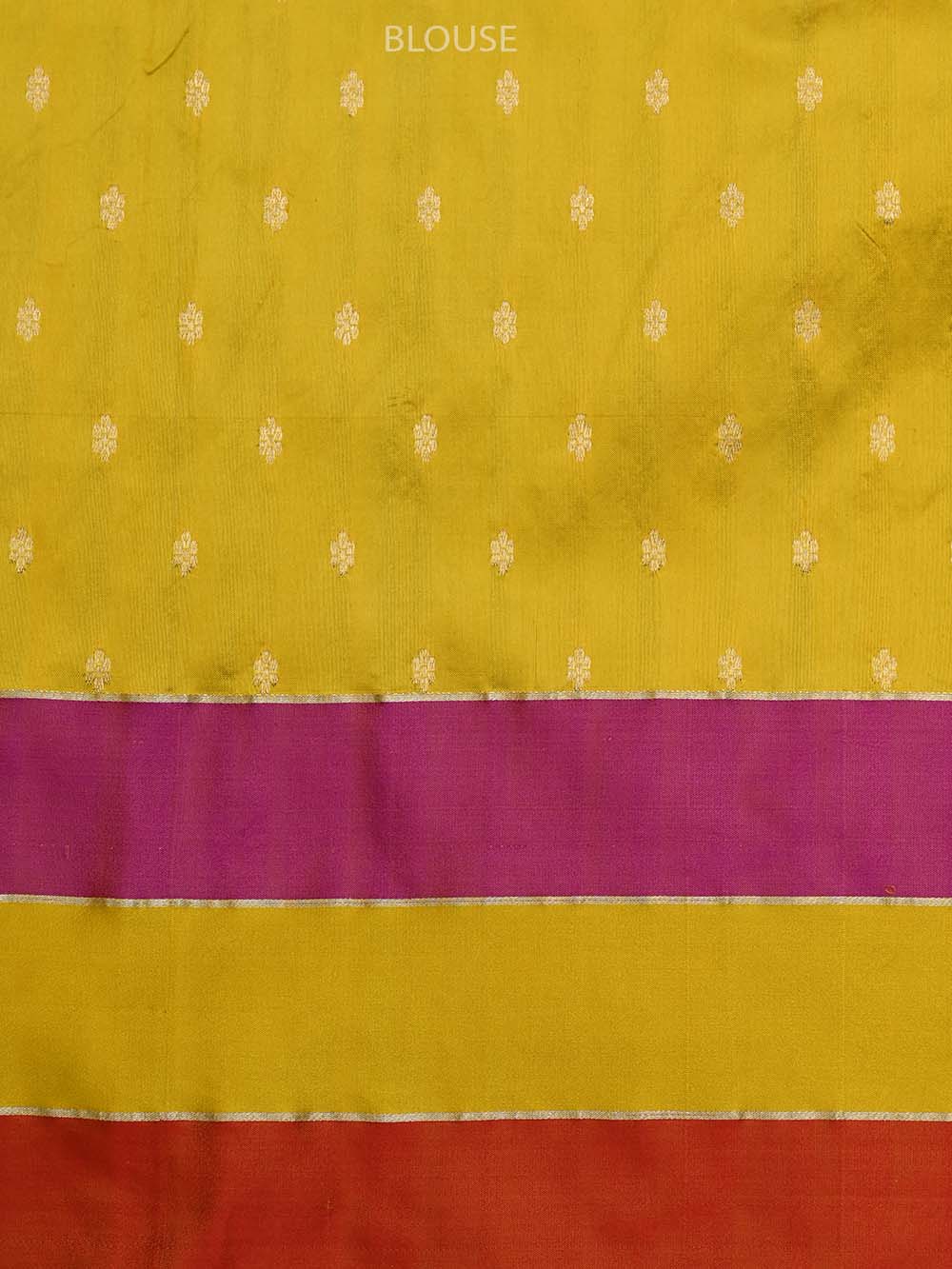 Red Meenakari Boota Katan Silk Handloom Banarasi Saree - Sacred Weaves