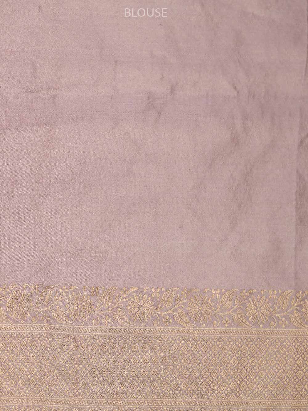Pastel Mauve Pink Jaal Satin Brocade Handloom Banarasi Saree - Sacred Weaves