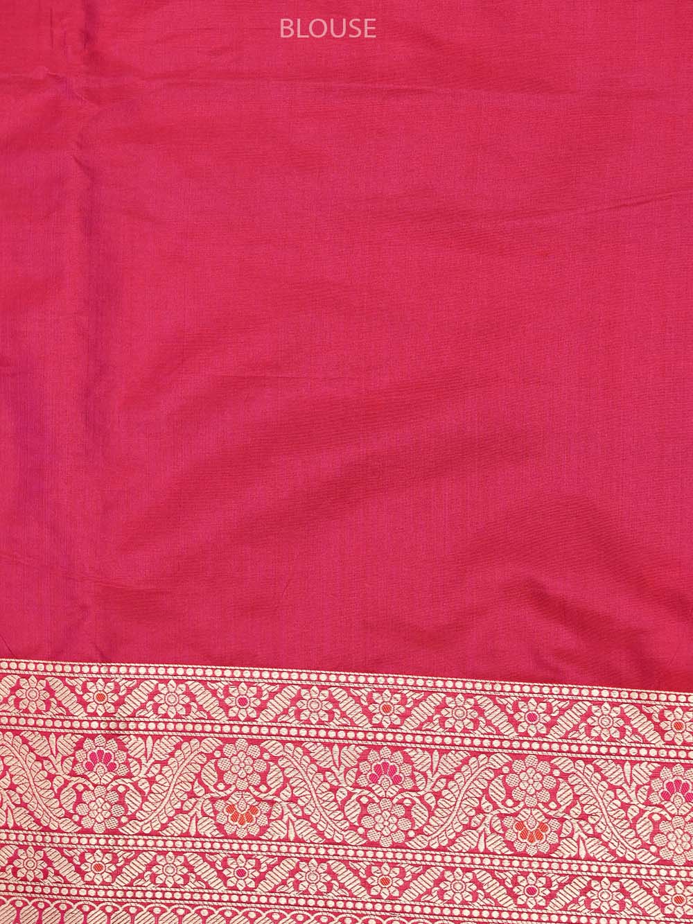 Dark Pink Meenakari Uppada Katan Silk Handloom Banarasi Saree - Sacred Weaves