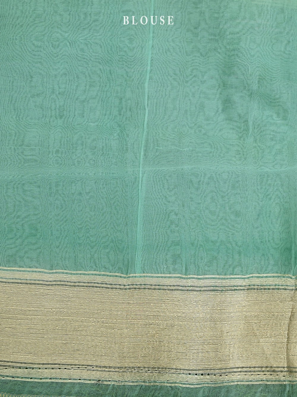 Pastel Sea Green Jaal Organza Handloom Banarasi Saree - Sacred Weaves