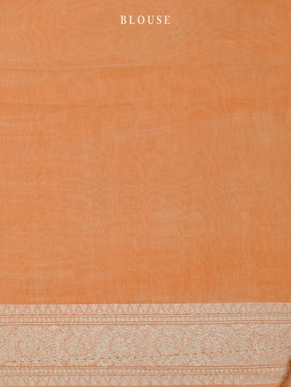 Orange Yellow Organza Handloom Banarasi Saree - Sacred Weaves