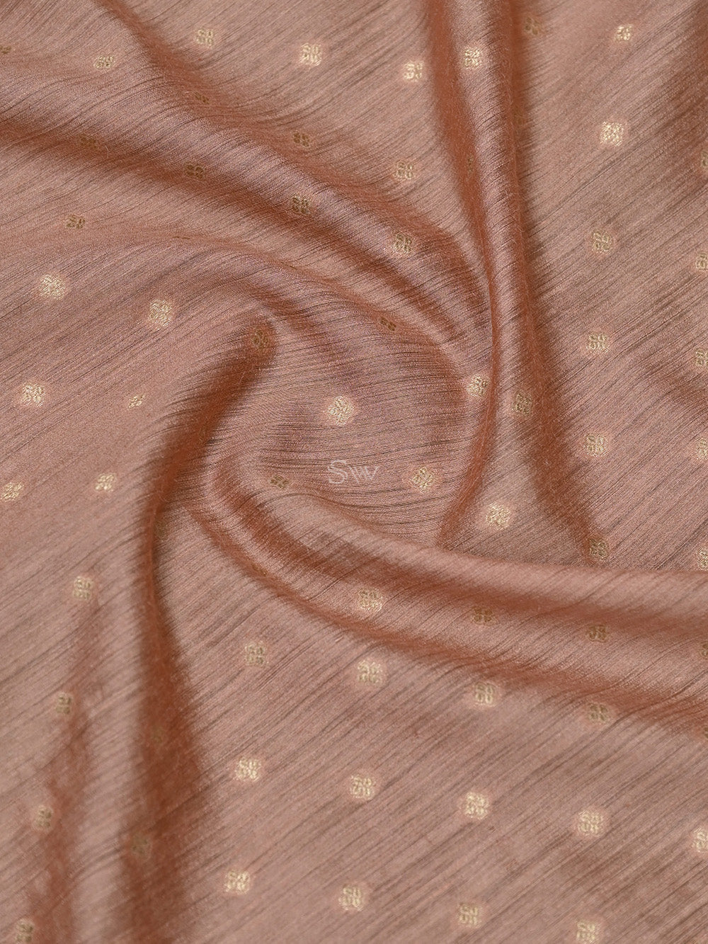 Pastel Pink Booti Moonga Silk Handloom Banarasi Saree - Sacred Weaves
