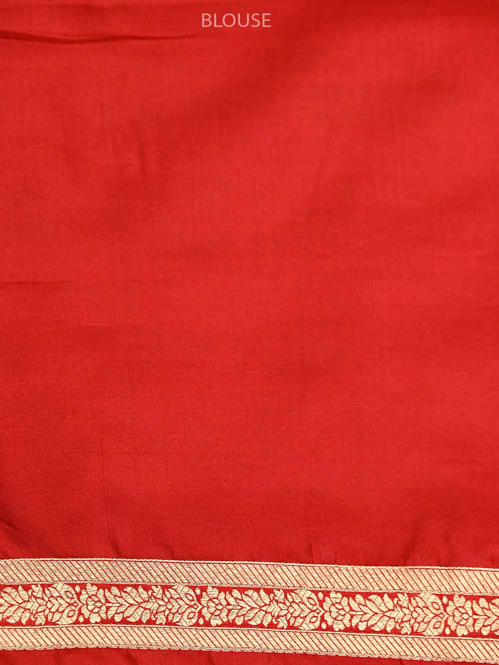 Red Katan Silk Shikargah Brocade Handloom Banarasi Saree - Sacred Weaves