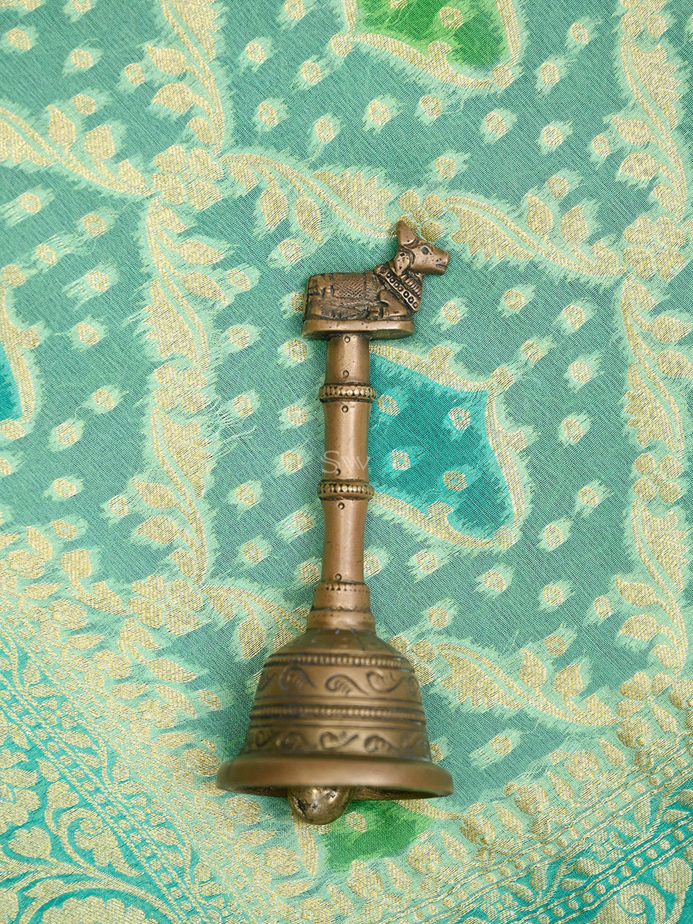 Pastel Green Rangkat Jaal Khaddi Georgette Handloom Banarasi Saree - Sacred Weaves