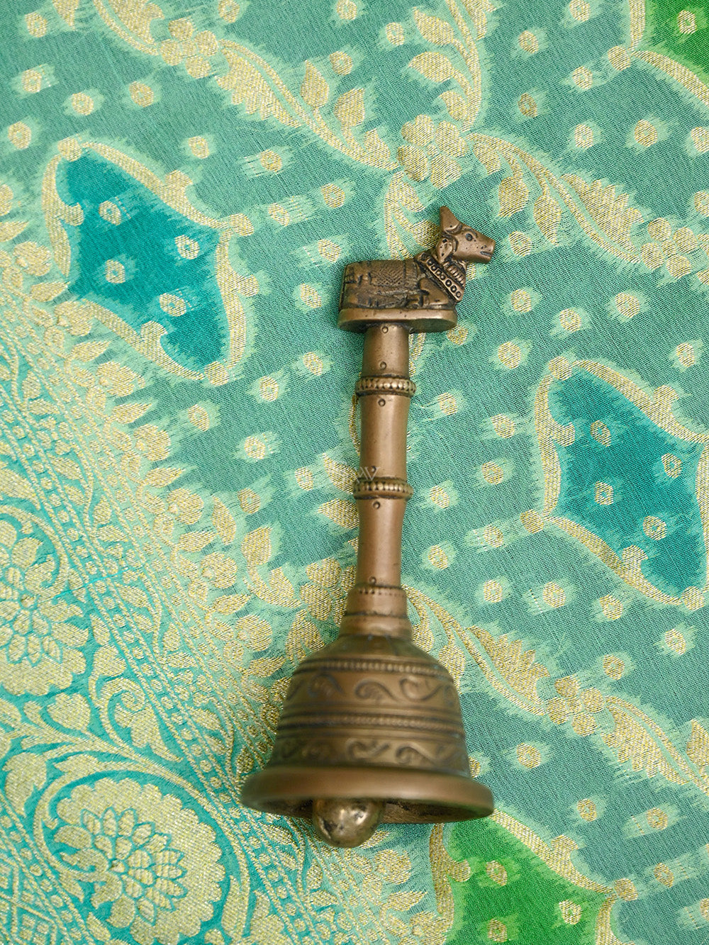 Pastel Green Rangkat Jaal Khaddi Georgette Handloom Banarasi Saree - Sacred Weaves