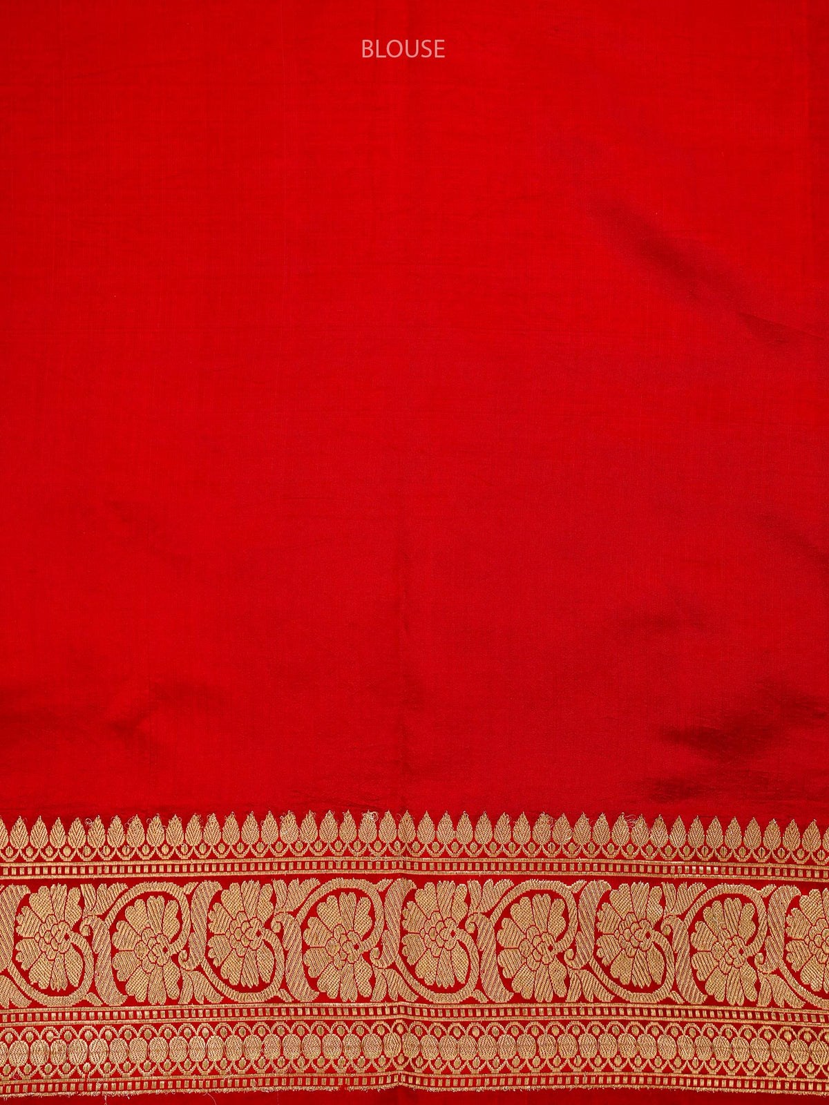 Red Booti Katan Silk Handloom Banarasi Saree