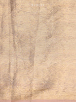 Pastel Peach Crush Tissue Handloom Banarasi Saree