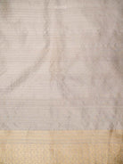 Beige Meenakari Brocade Handloom Banarasi Saree - Sacred Weaves