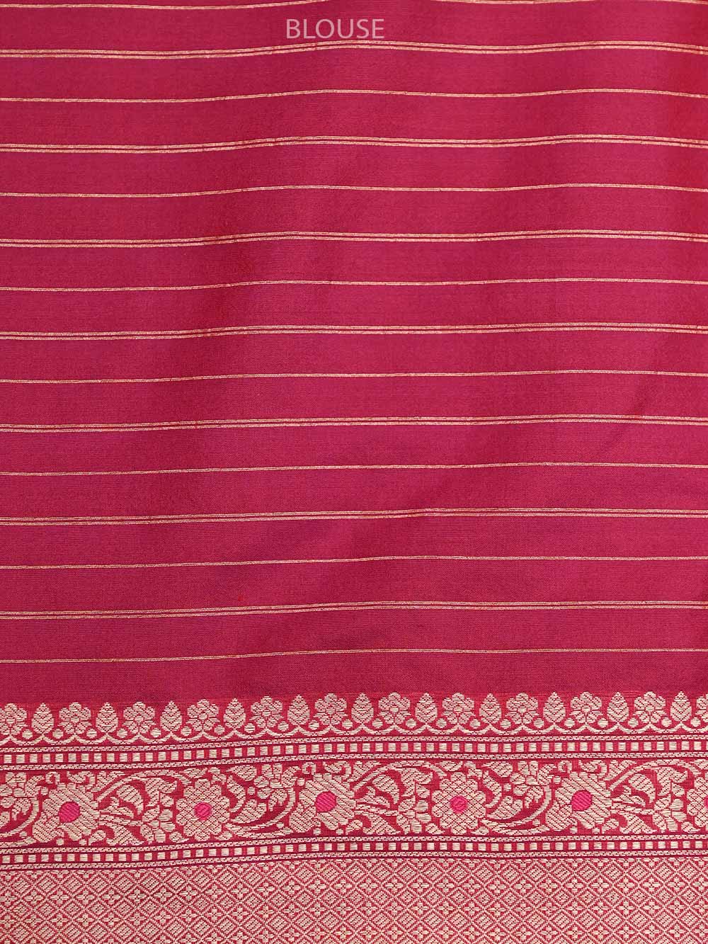 Dark Magenta Brocade Katan Silk Handloom Banarasi Saree - Sacred Weaves