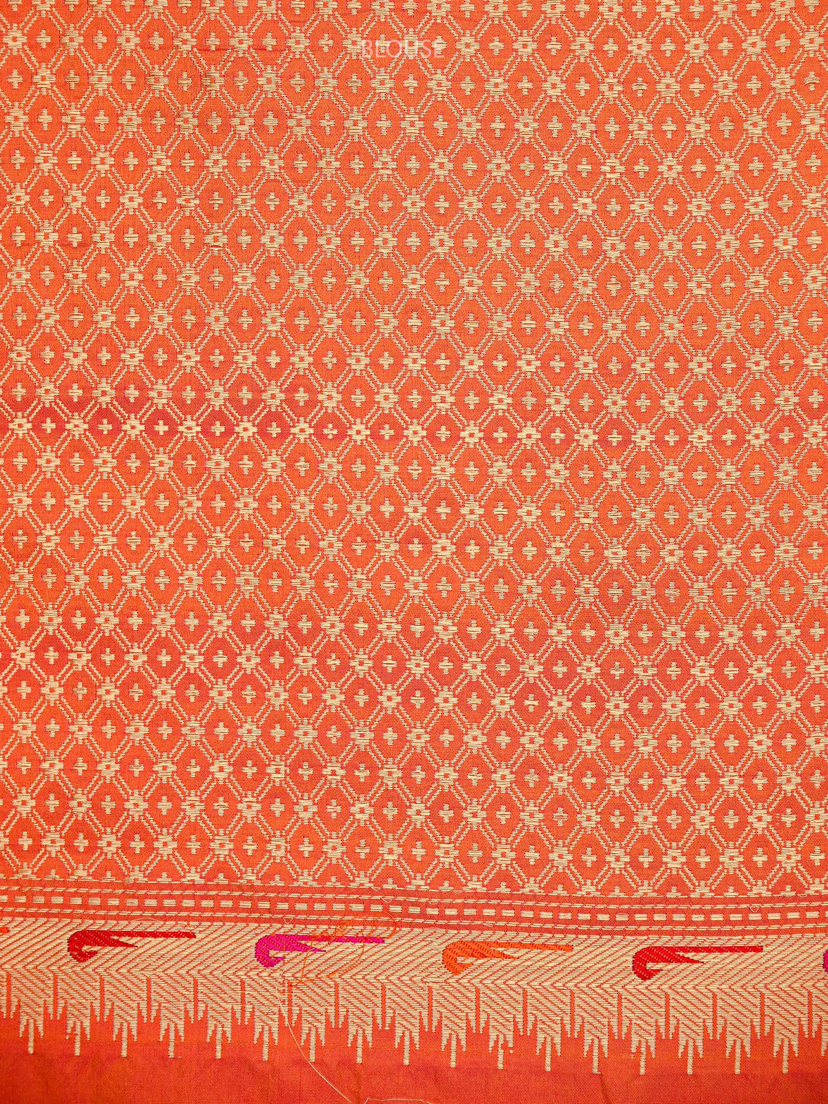 Dark Pink Paithani Katan Silk Handloom Banarasi Saree