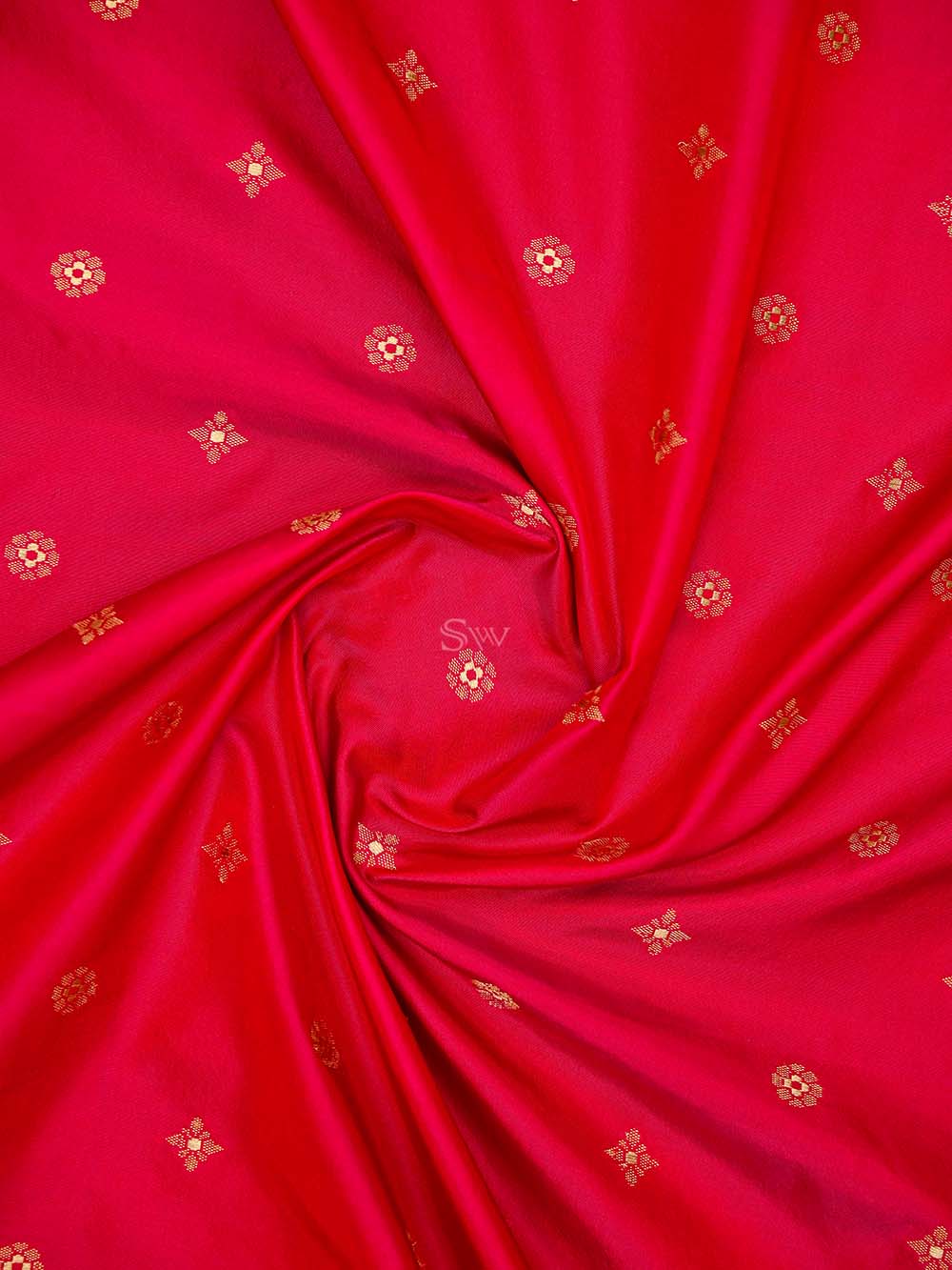 Dark Pink Paithani Katan Silk Handloom Banarasi Saree
