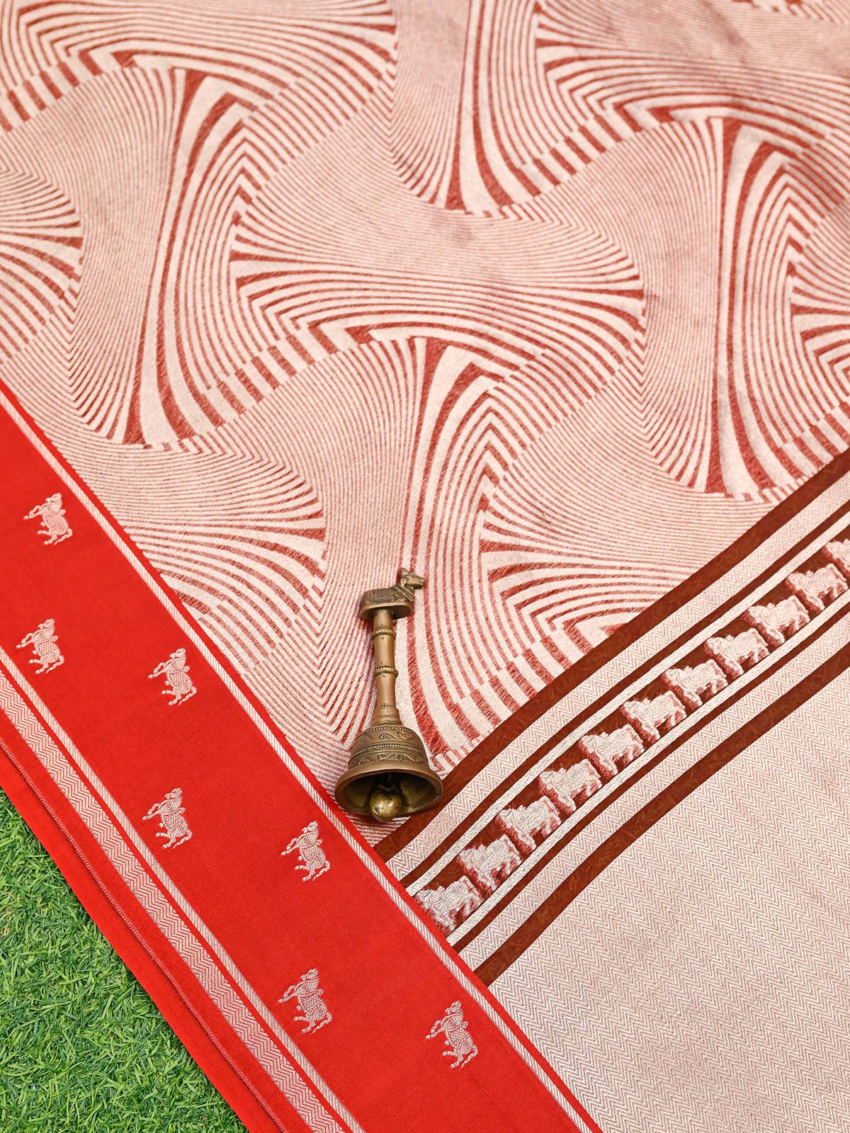 Maroon Silk Brocade Handloom Banarasi Saree - Sacred Weaves