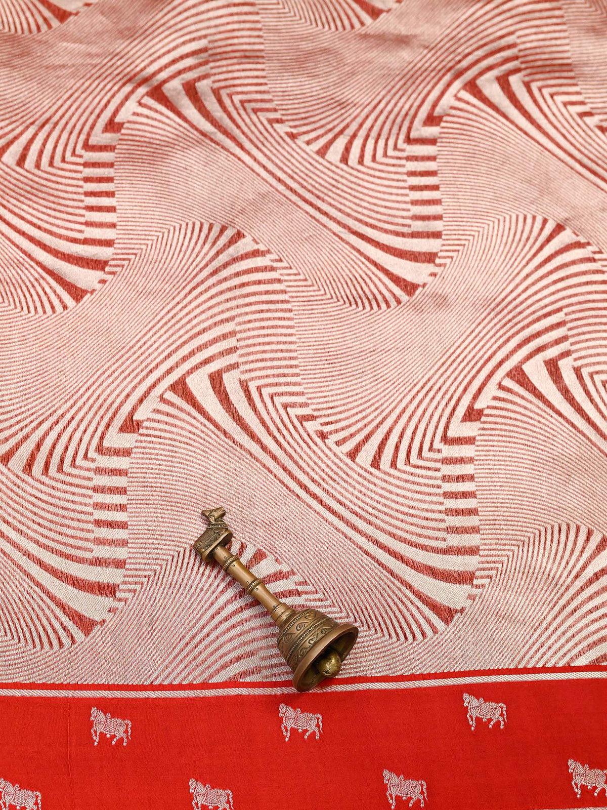 Maroon Silk Brocade Handloom Banarasi Saree - Sacred Weaves