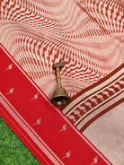 Maroon Silk Brocade Handloom Banarasi Saree - Sacred Weaves