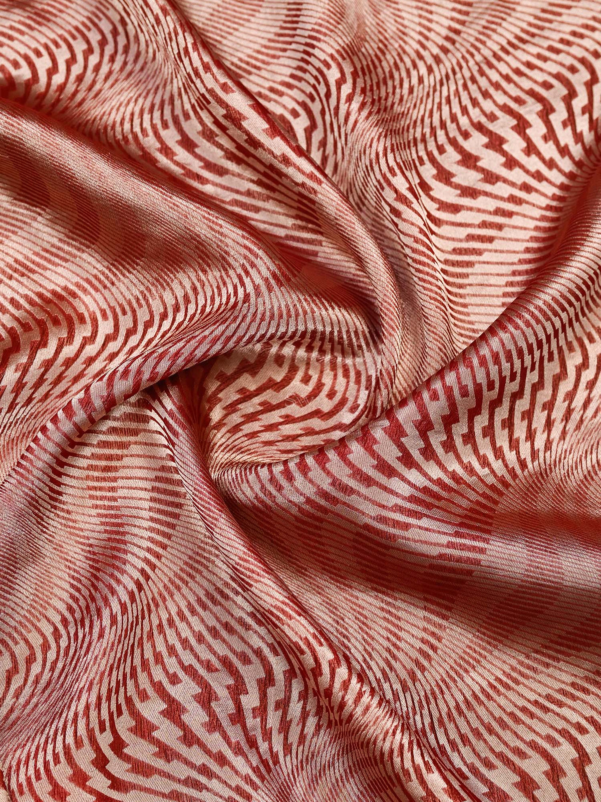 Maroon Silk Brocade Handloom Banarasi Saree - Sacred Weaves