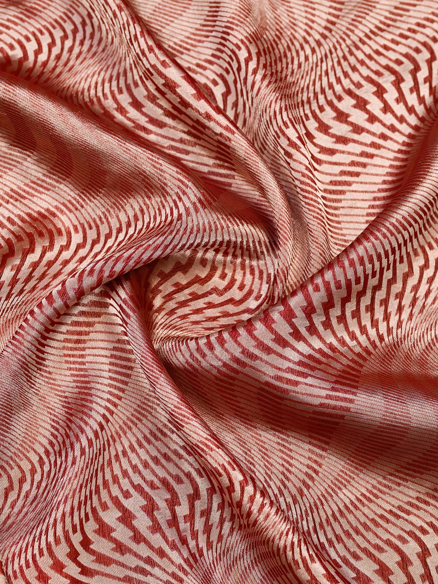 Maroon Silk Brocade Handloom Banarasi Saree - Sacred Weaves