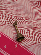 Magenta Silk Brocade Handloom Banarasi Saree - Sacred Weaves