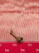 Magenta Silk Brocade Handloom Banarasi Saree - Sacred Weaves