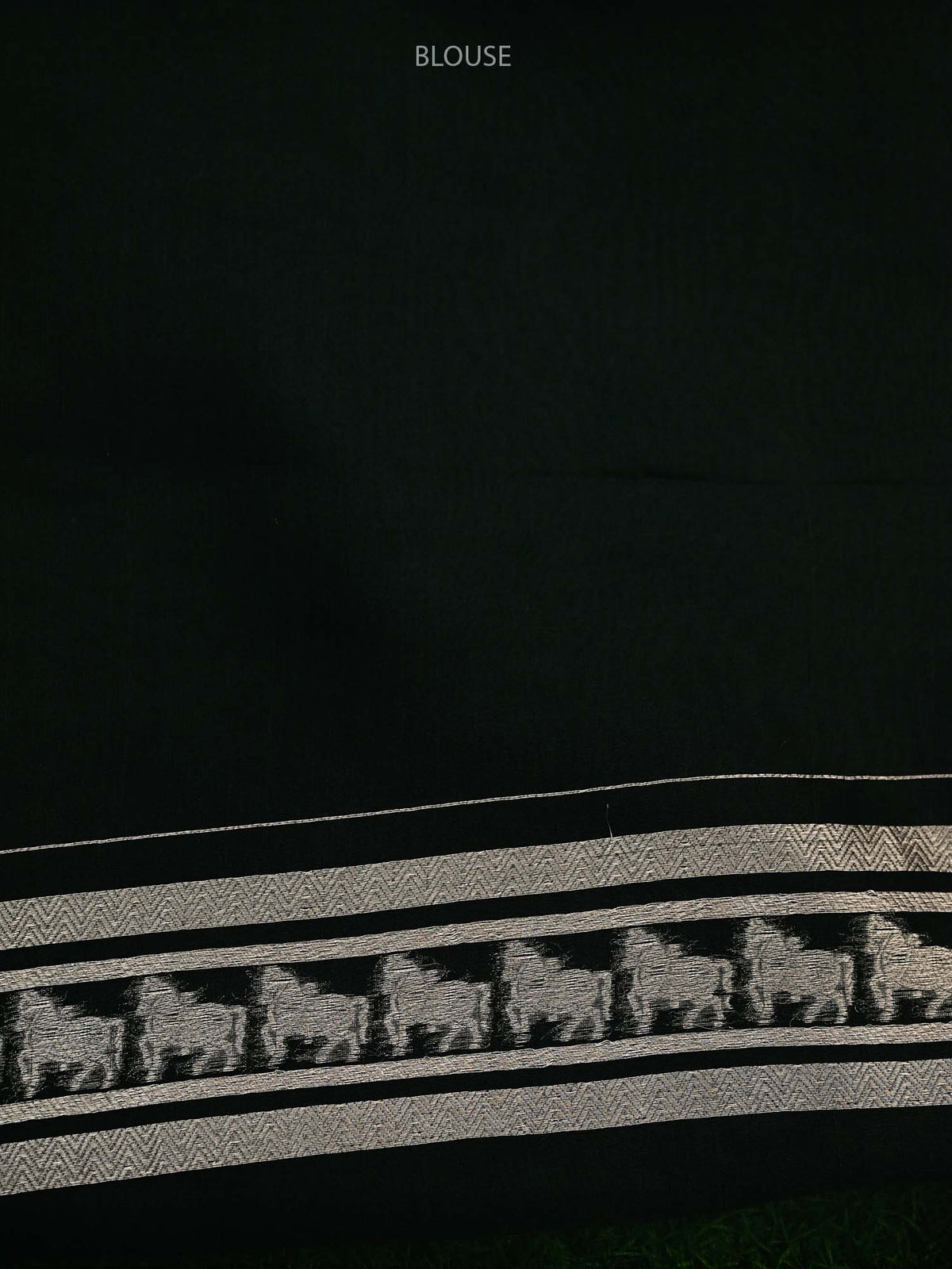 Bottle Green Silk Brocade Handloom Banarasi Saree - Sacred Weaves