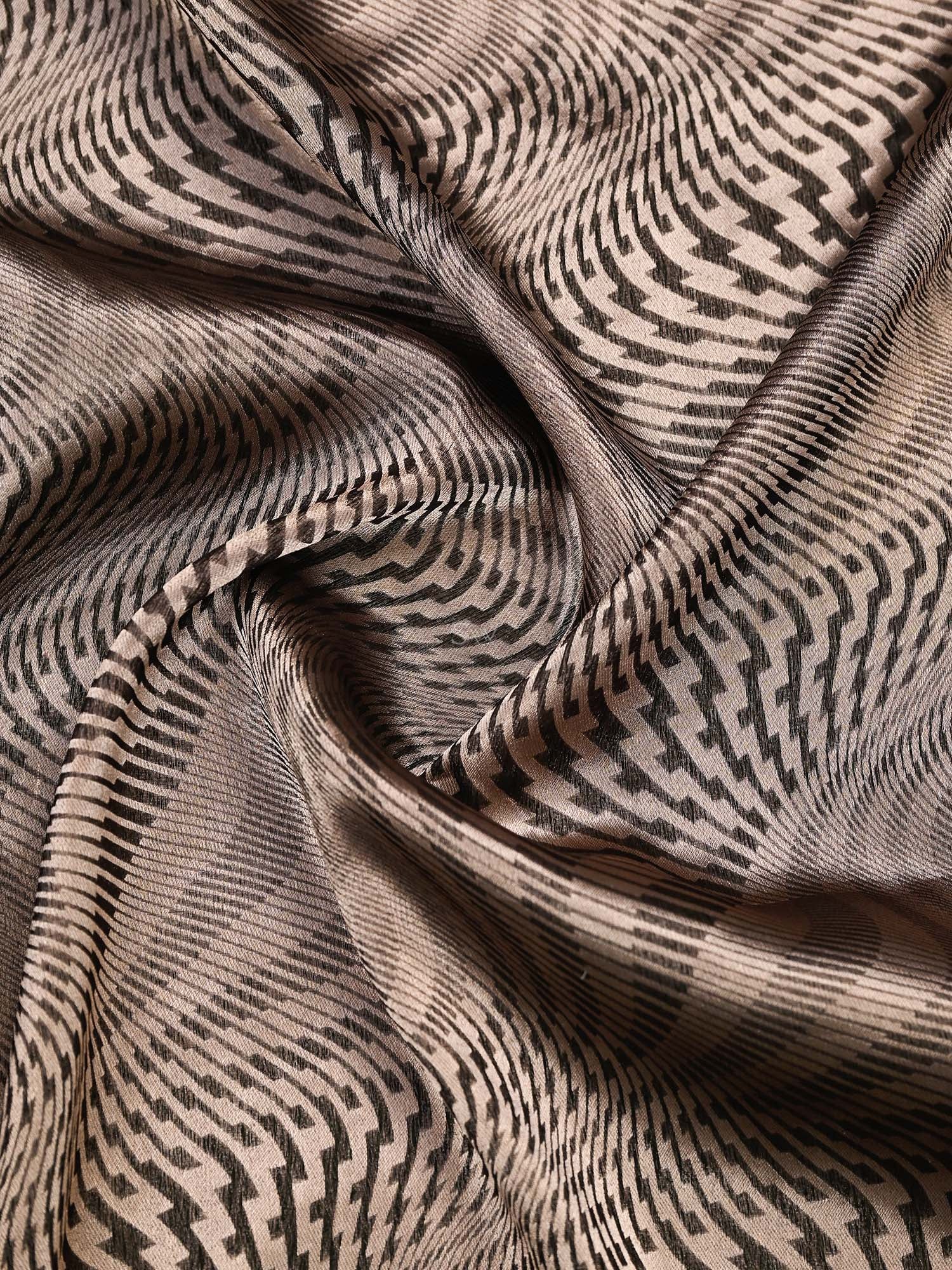 Wine Silk Brocade Handloom Banarasi Saree - Sacred Weaves