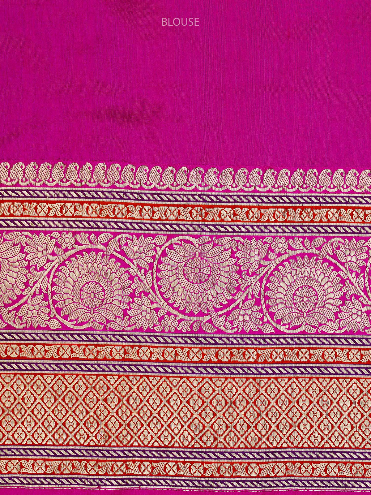 Wine Booti Konia Tussar Silk Handloom Banarasi Saree