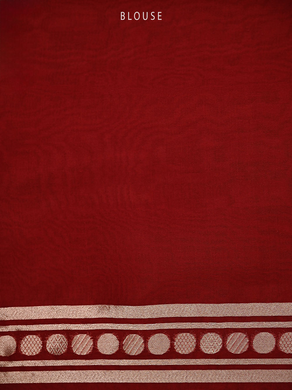 Maroon Silk Brocade Handloom Banarasi Saree