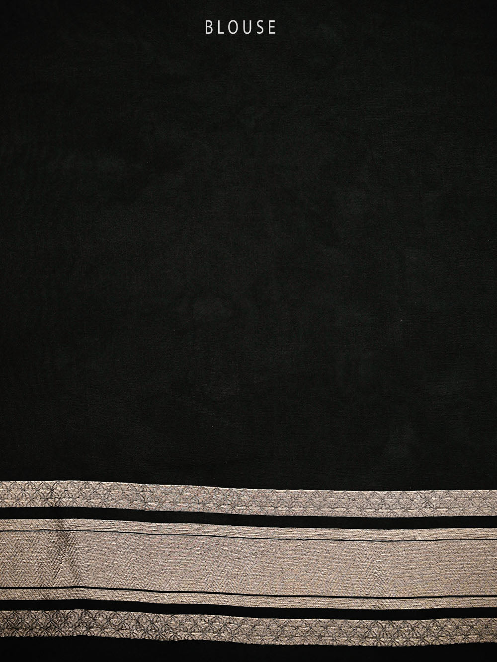 Black Silk Brocade Handloom Banarasi Saree