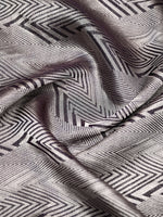 Purple Silk Brocade Handloom Banarasi Saree