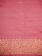 Cream Floral Zari Boota Katan Silk Handloom Banarasi Saree - Sacred Weaves