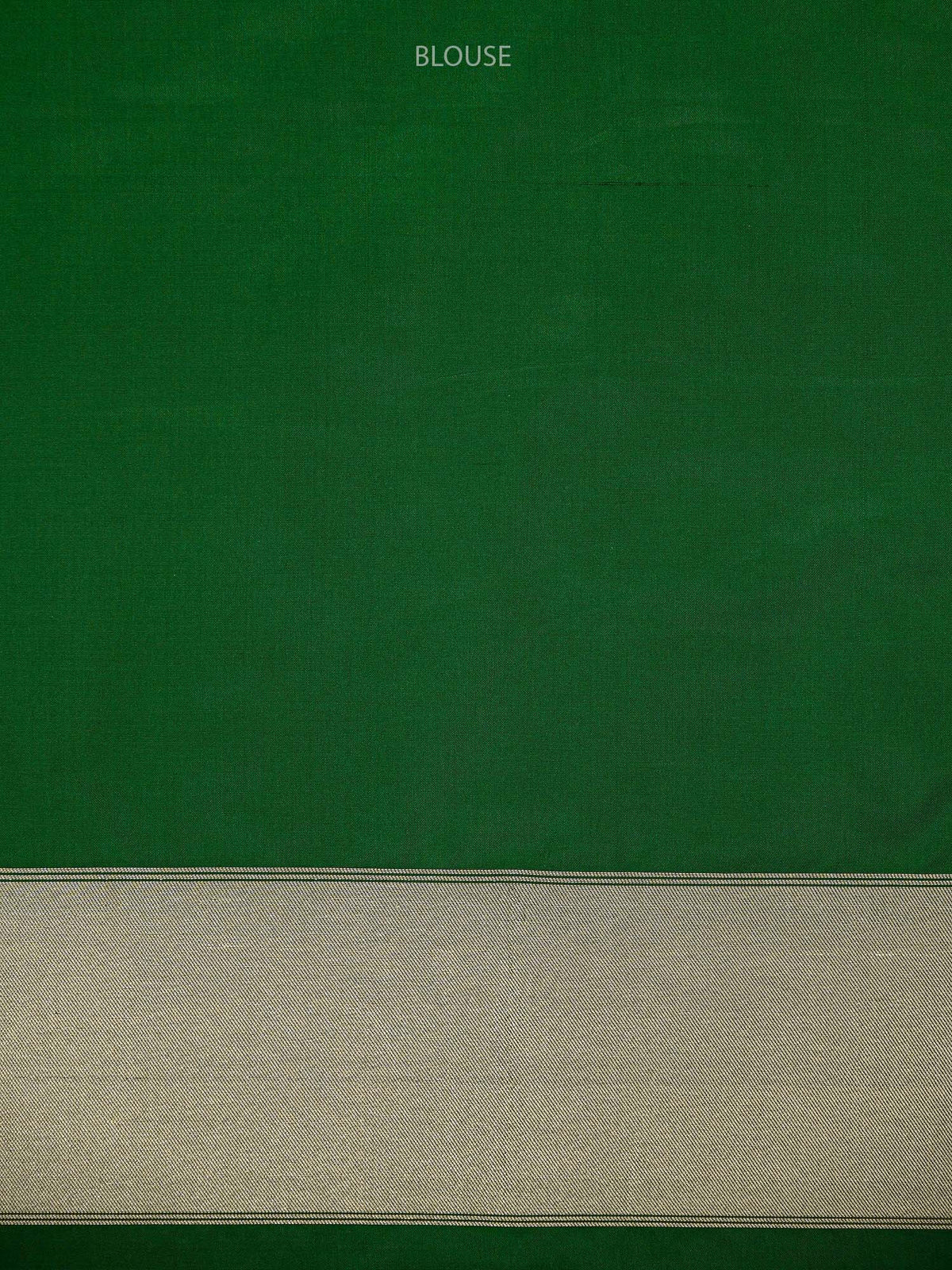 Bottle Green Jaal Katan Silk Handloom Banarasi Saree