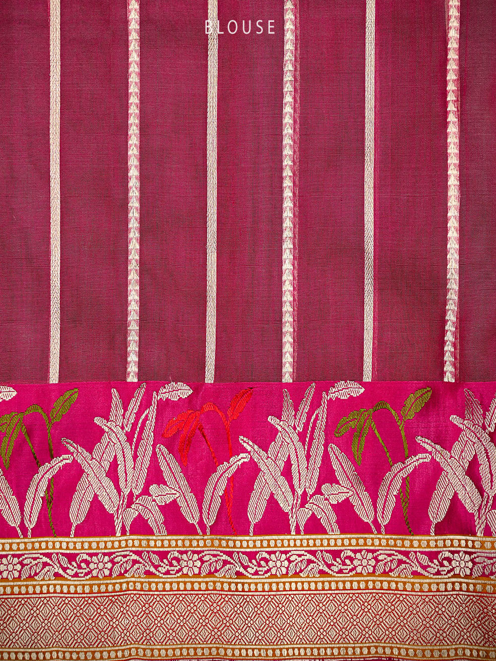 Beige Booti Organza Tissue Silk Handloom Banarasi Saree