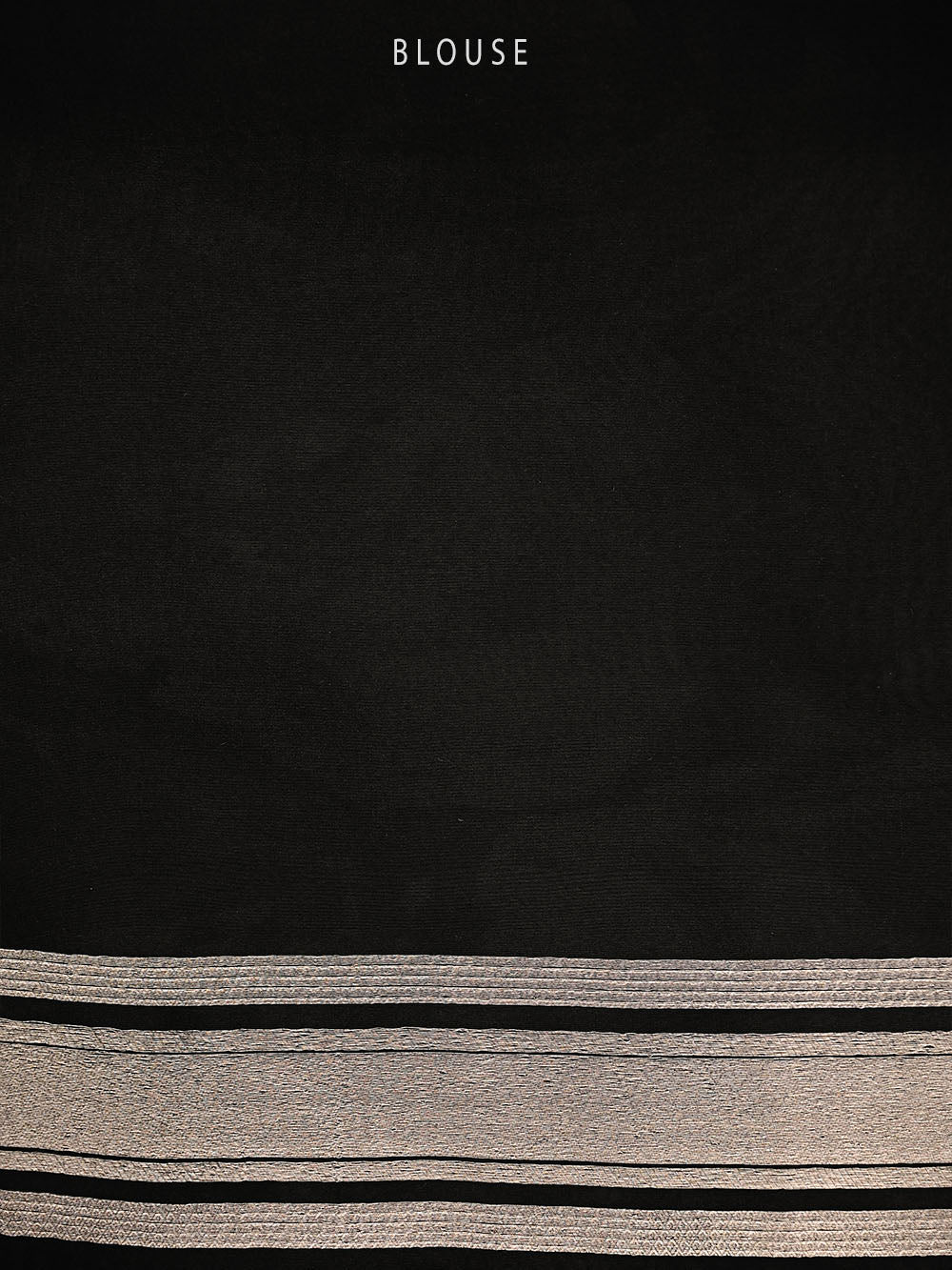 Black Silk Brocade Handloom Banarasi Saree