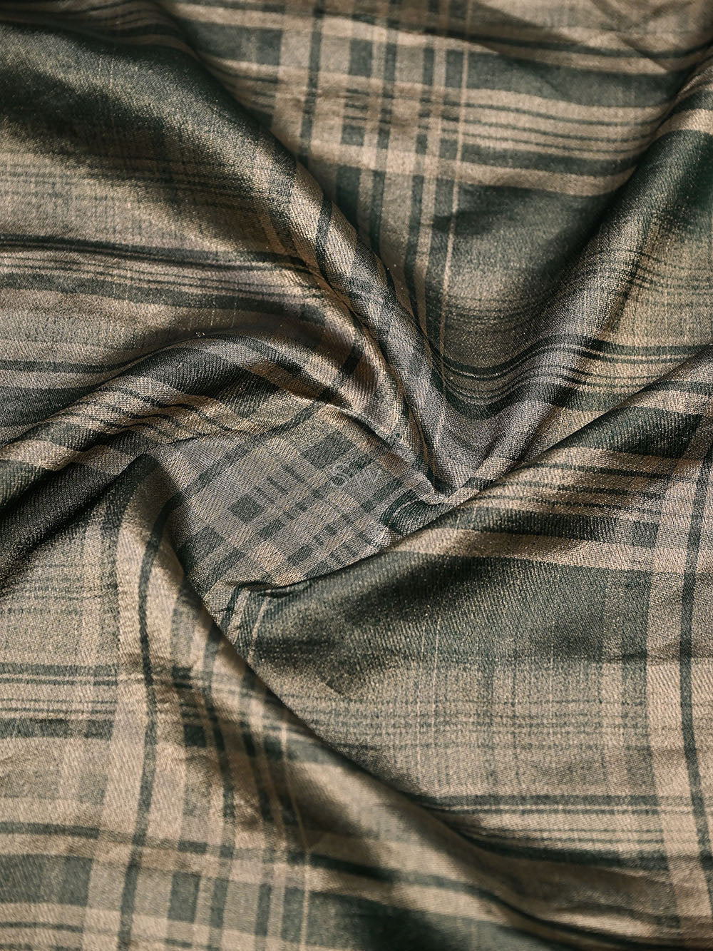 Bottle Green Silk Brocade Handloom Banarasi Saree