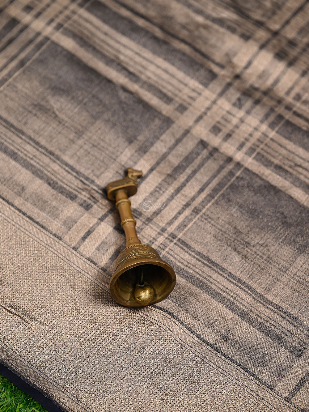 Midnight Blue Silk Brocade Handloom Banarasi Saree
