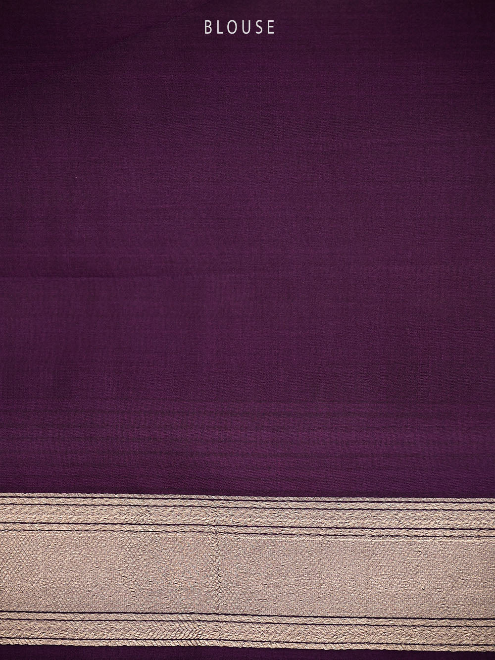 Purple Silk Brocade Handloom Banarasi Saree