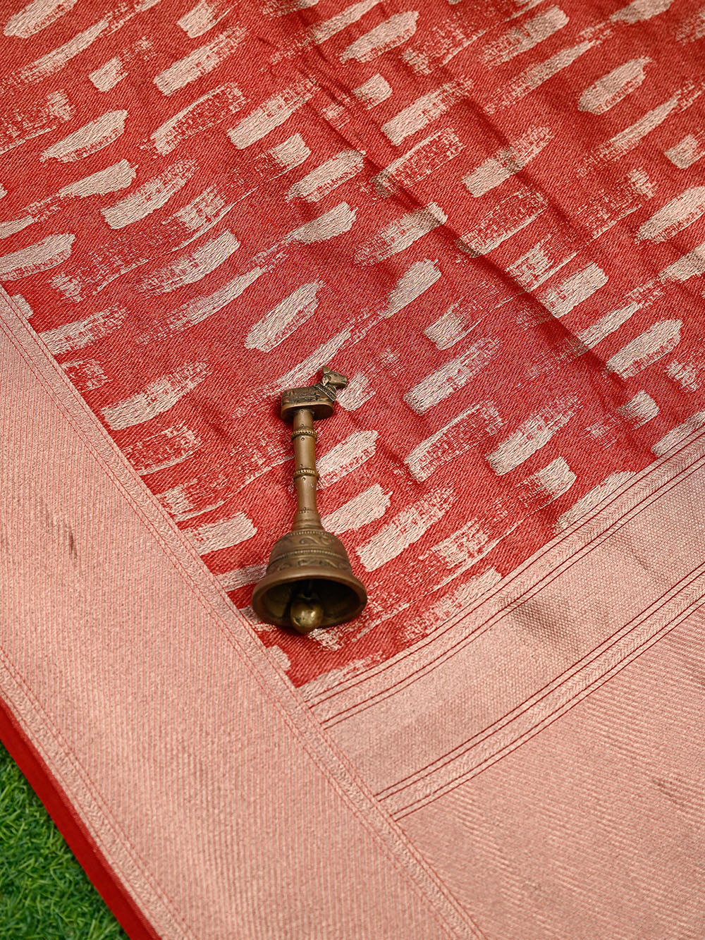 Red Silk Brocade Handloom Banarasi Saree