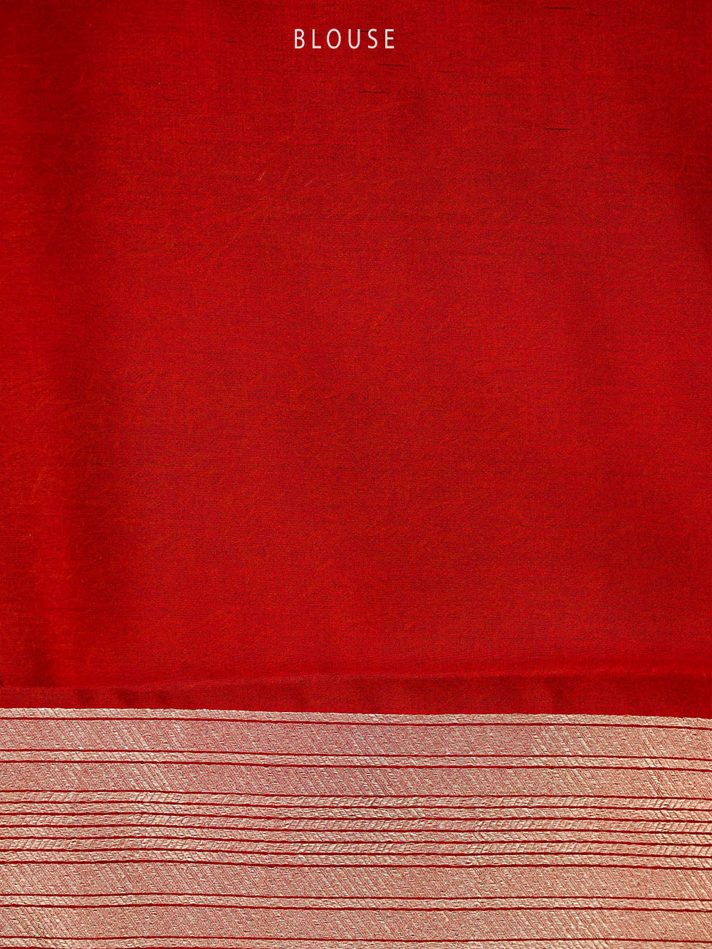Red Silk Brocade Handloom Banarasi Saree
