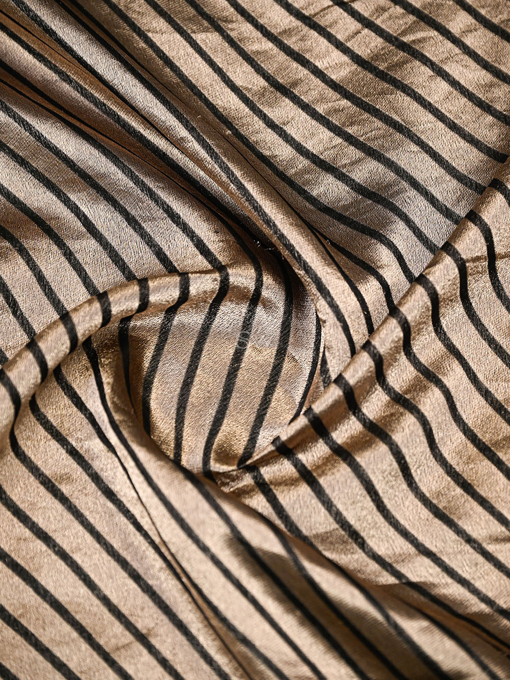 Black Silk Brocade Handloom Banarasi Saree