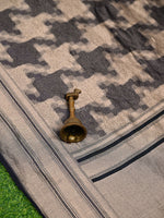 Midnight Blue Silk Brocade Handloom Banarasi Saree