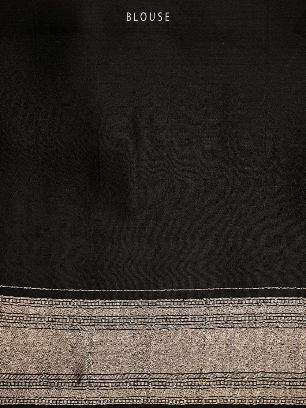 Black Silk Brocade Handloom Banarasi Saree