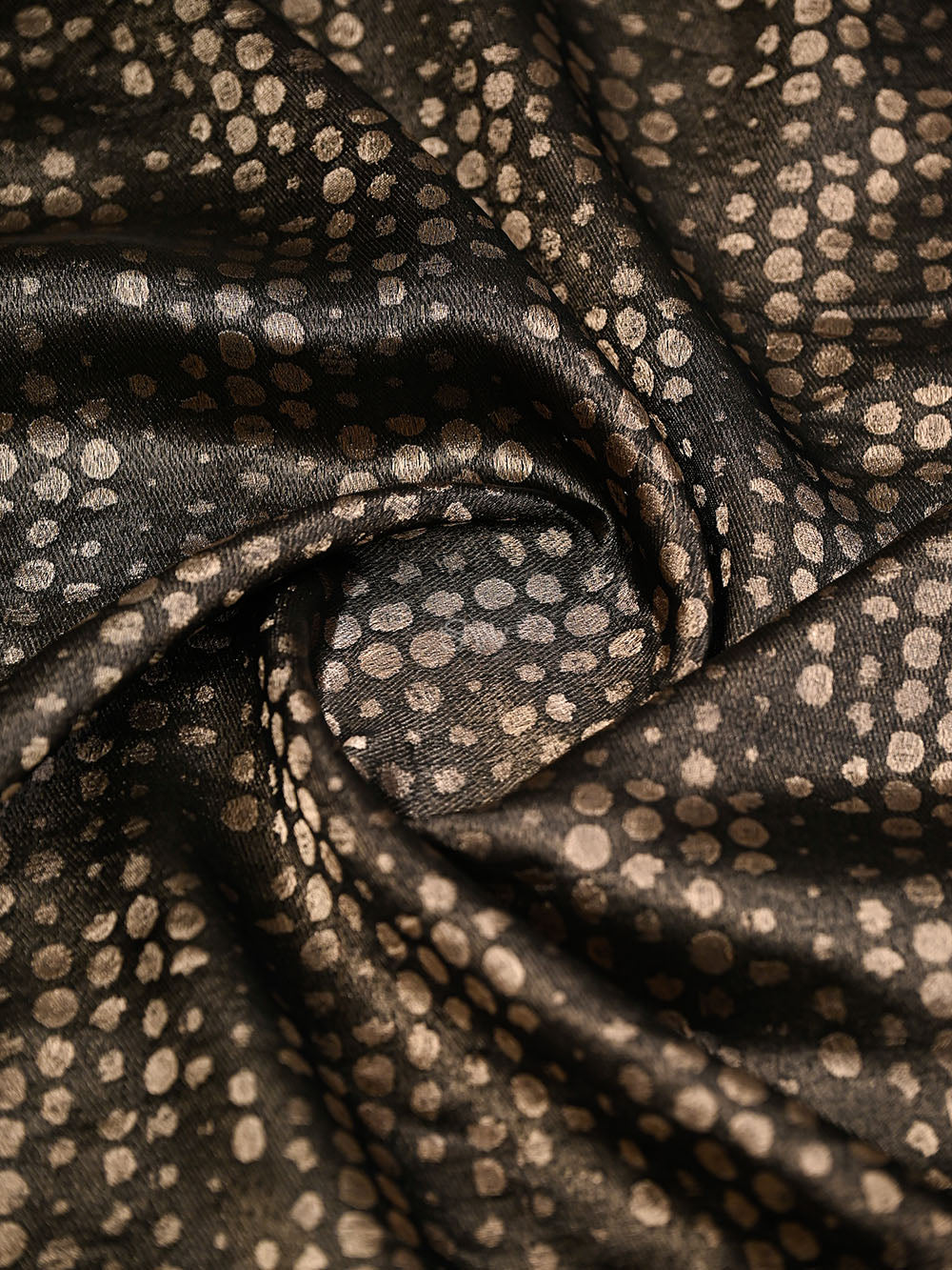 Black Silk Brocade Handloom Banarasi Saree