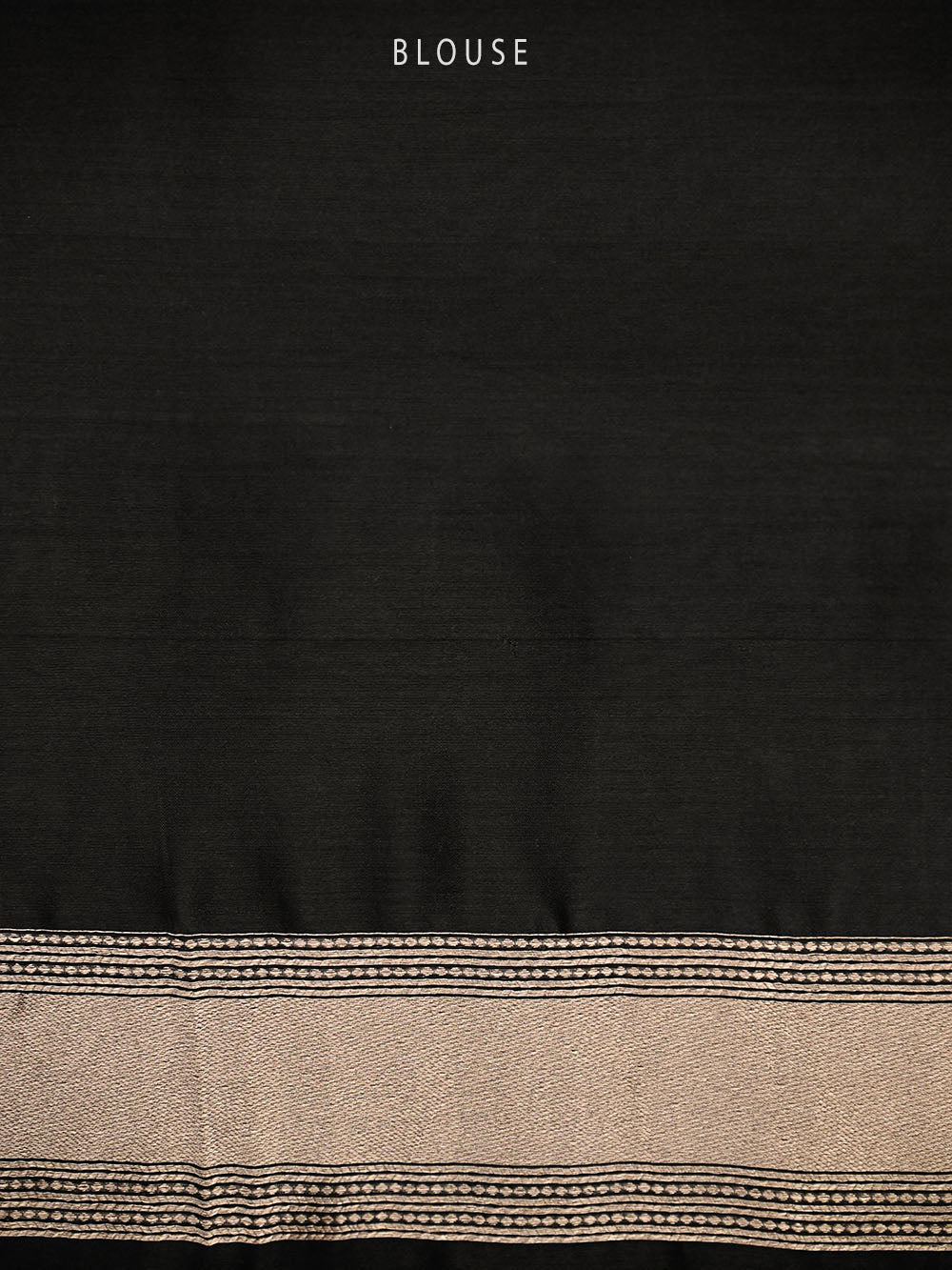 Black Silk Brocade Handloom Banarasi Saree