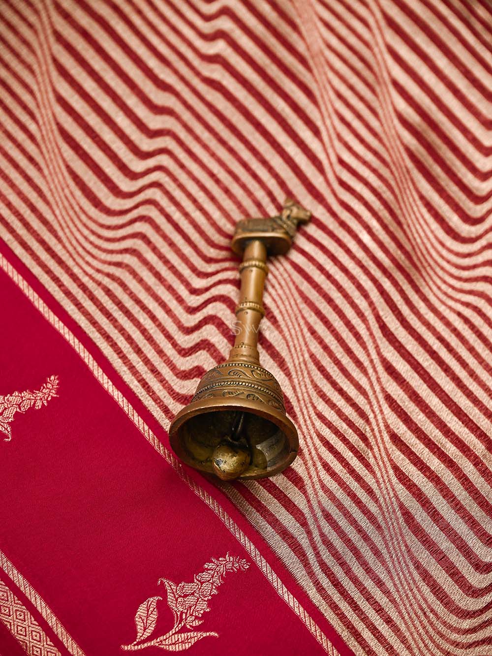 Dark Pink Silk Brocade Handloom Banarasi Saree - Sacred Weaves