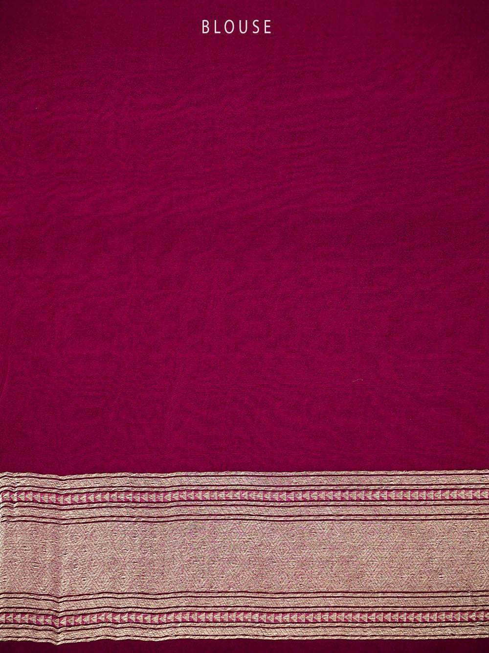 Magenta Silk Brocade Handloom Banarasi Saree