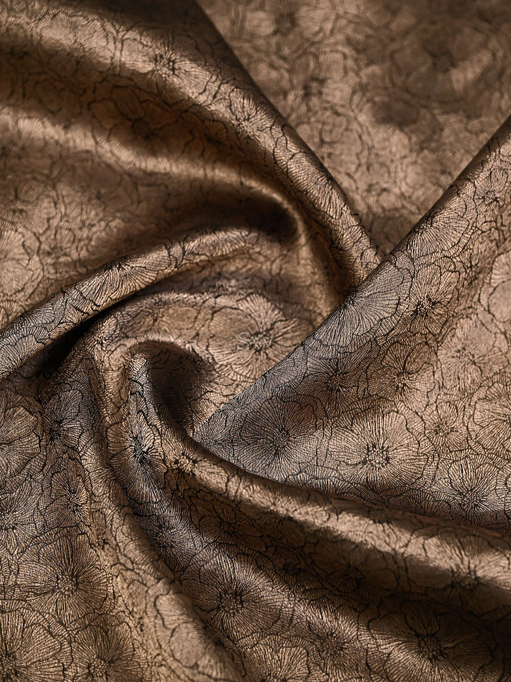 Black Silk Brocade Handloom Banarasi Saree